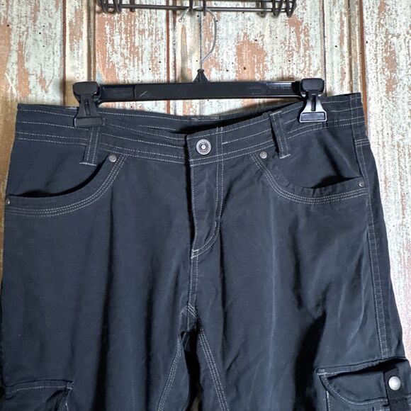 Kuhl Splash Roll Up Pants Women’s 8 Black Hiking Outdoor Camping Cargo - Picture 4 of 16